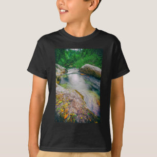 Camiseta Cierre de la laguna aguas arriba de la cascada