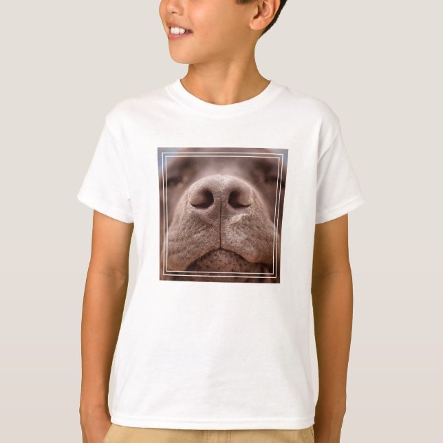 Camiseta Cierre de la nariz de chocolate (Anverso)
