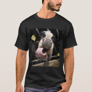 Camiseta Cierre de la nariz y lengua de vaca