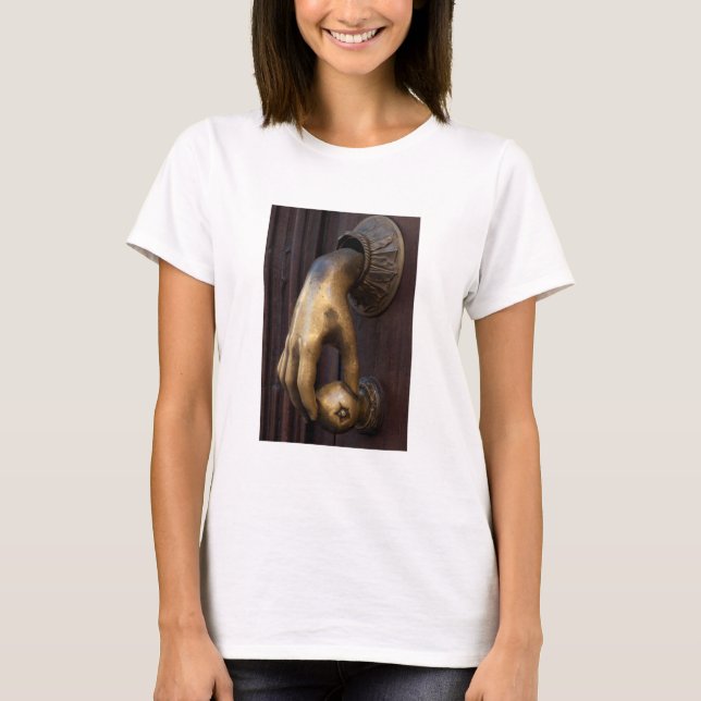 Camiseta Cierre de la puerta de mano, México (Anverso)
