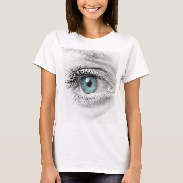 Camiseta Cierre de ojos humanos (Anverso)