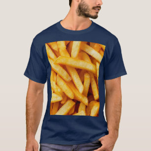 Camiseta Cierre de papas fritas, fotografía alimentaria