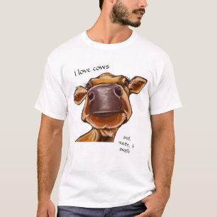 Camiseta Cierre de vacas - me encantan las vacas - texto ed