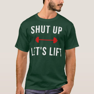 Camiseta Cierre el diseño del elevador Letx27s