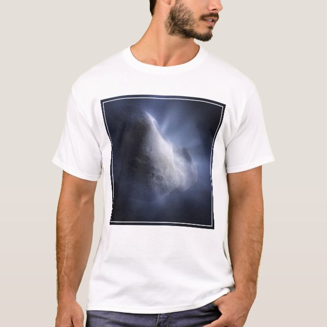 Camiseta Cierre Ilustrativo Del Comet Tempel. (Anverso)