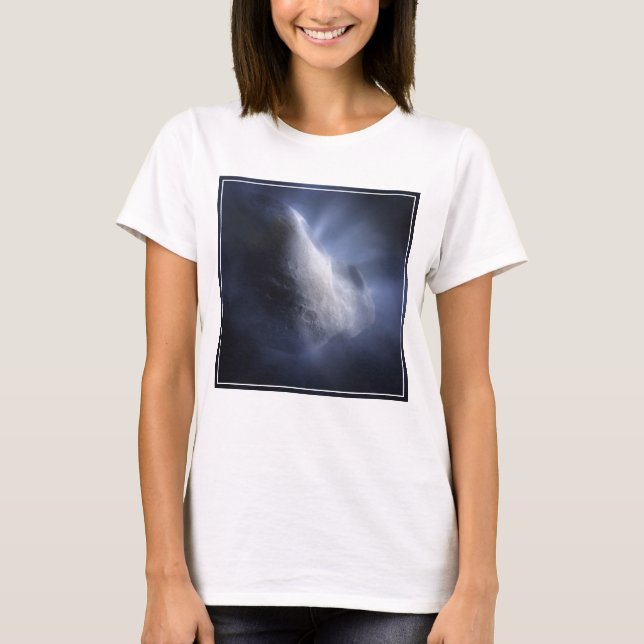 Camiseta Cierre Ilustrativo Del Comet Tempel. (Anverso)