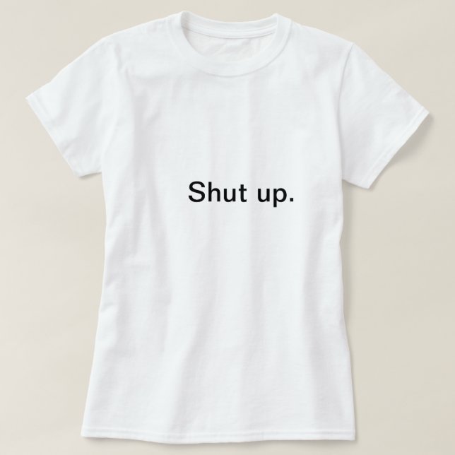 Camiseta Cierre para arriba (Diseño del anverso)