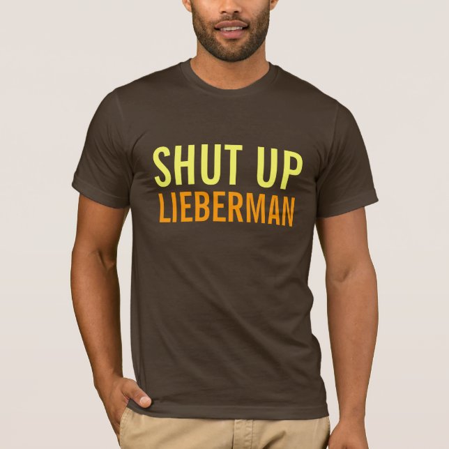 CAMISETA CIERRE PARA ARRIBA, LIEBERMAN (Anverso)