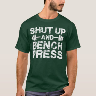 Camiseta Cierre para arriba y prensa de banco