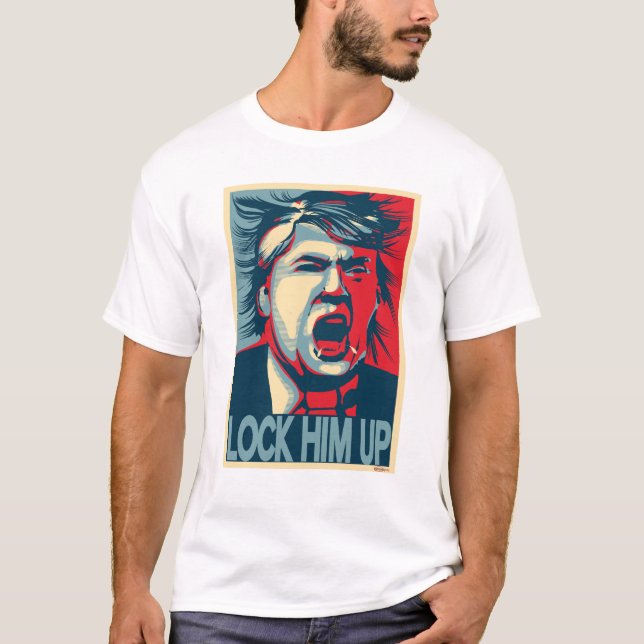 Camiseta CIÉRRELO ENCIMA del poster de la esperanza del (Anverso)
