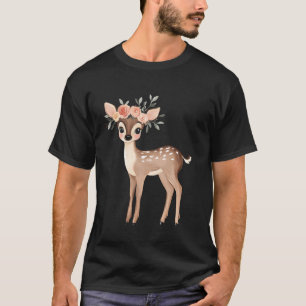 Camiseta Ciervo cervatillo bosque animal silvestre bosque f