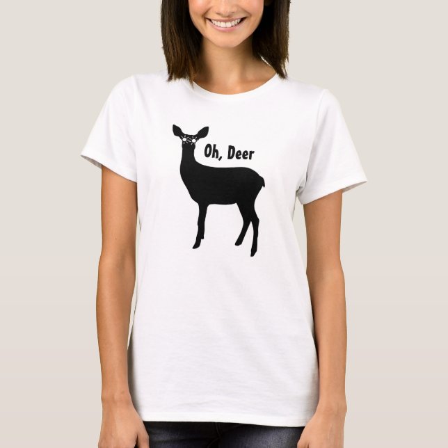 Camiseta Ciervo con faros -  (Anverso)