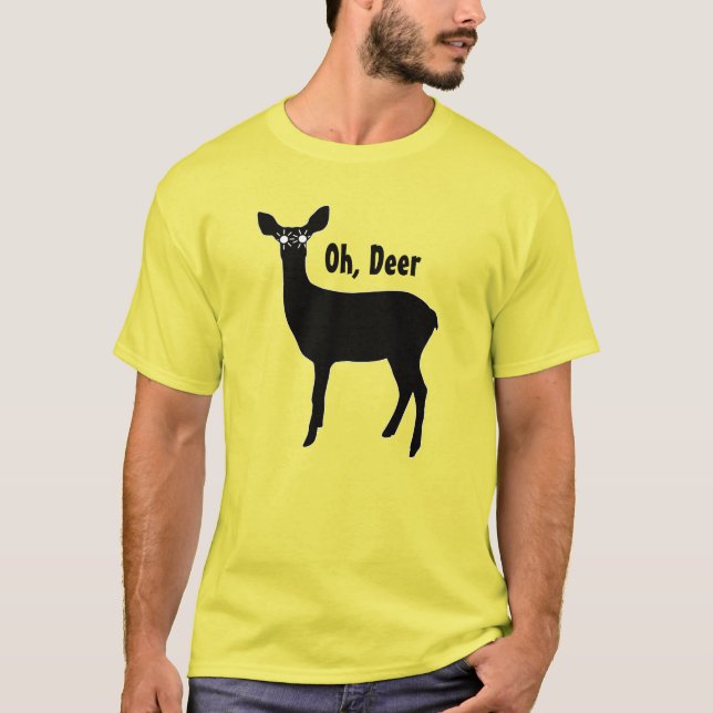 Camiseta Ciervo con Faros -  (Anverso)