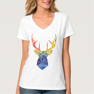 Camiseta Ciervo de acuarela