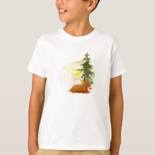 Camiseta Ciervo de bosque acuarela
