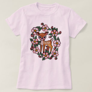 Camiseta Ciervo Floral                                     