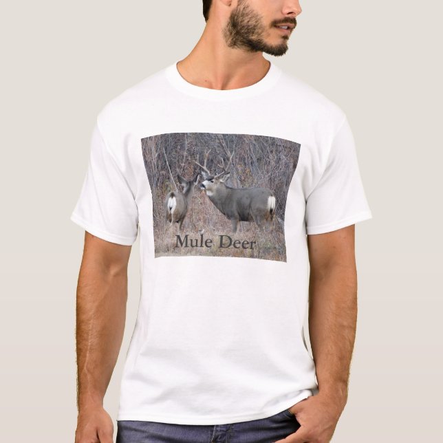 Camiseta Ciervo Mula D29 Buck y Doe (Anverso)