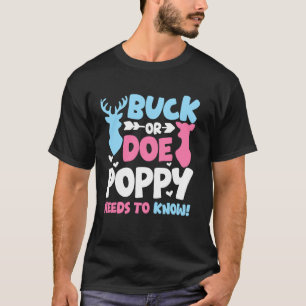 Camiseta Ciervo o Cierva Poppy Necesita Saber Revelación de