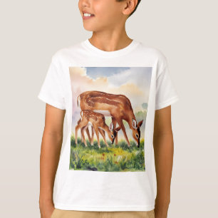 Camiseta Ciervo Pintado Mamá y Bebé