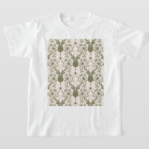 Camiseta Ciervo Tribal Boho, Soñando con Ciervos