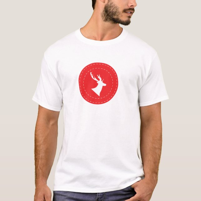 Camiseta Ciervos - asta (Anverso)