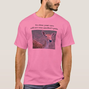 Camiseta ciervos - cerrarse los ojos…