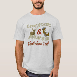 Camiseta Ciervos de consumición del tiroteo de la cerveza