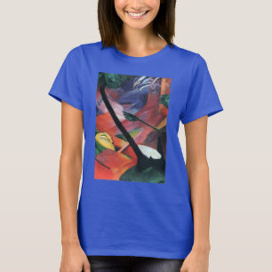 Camiseta Ciervos en el bosque II de Franz Marc; Reh im Wald