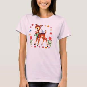 Camiseta Ciervos lindos del kitsch