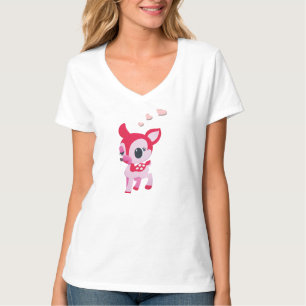 Camiseta Ciervos lindos preciosos por completo del corazón