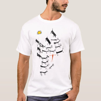 Camiseta Ciervos prehistóricos de Valcamonica