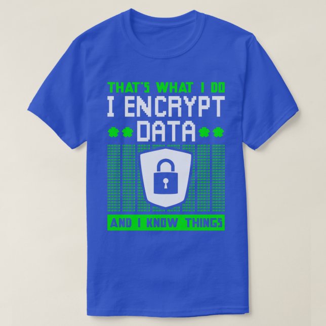 Camiseta Cifrado de expertos en ciberseguridad (Diseño del anverso)