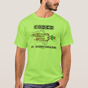 Camiseta Cifrado para la narración (réplica de la DNA)