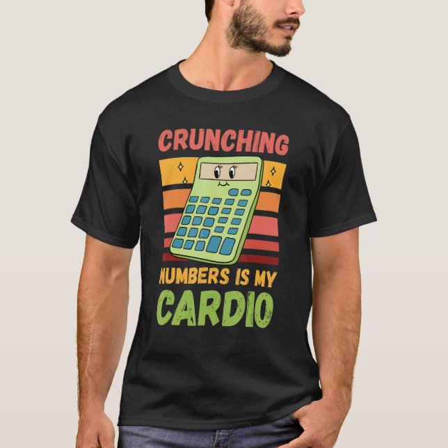 Camiseta Cifrar números es mi contador de cardio 1 (Anverso)