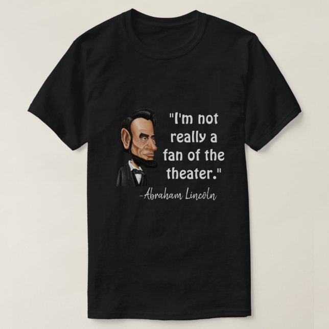 Camiseta Cifras de Abraham Lincoln (Diseño del anverso)