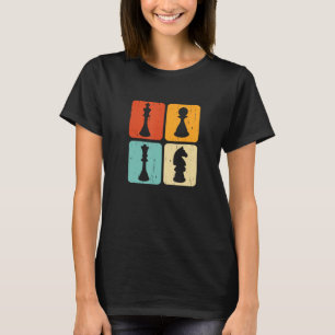 Camiseta Cifras de ajedrez Jugador de ajedrez Pun Cita