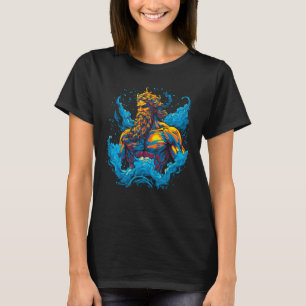 Camiseta Cifras de Dios griego Poseidon Mythology Neptune