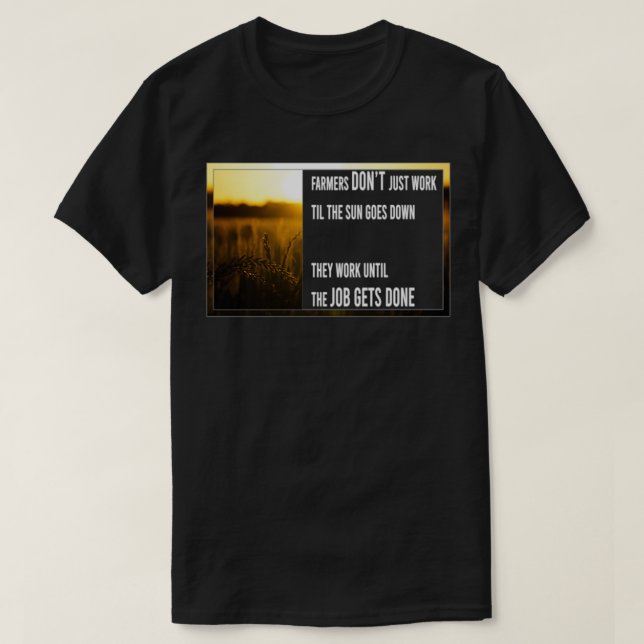 Camiseta Cifras de granjeros de protesta (Diseño del anverso)