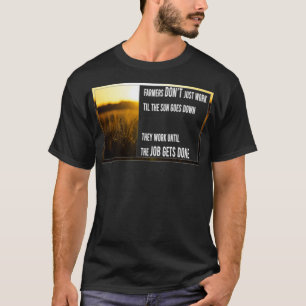 Camiseta Cifras de granjeros de protesta