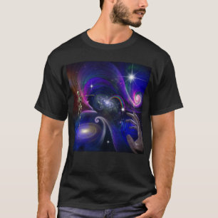 Camiseta Cifras esqueléticas en cosmos