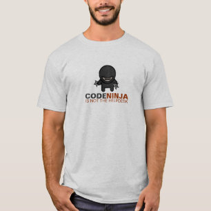 Camiseta Cifre al servicio de ayuda del ninja no