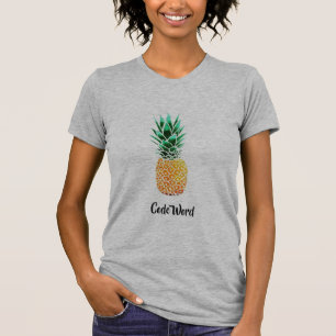 Camiseta Cifre la palabra "piña" - obsesión de 80 días