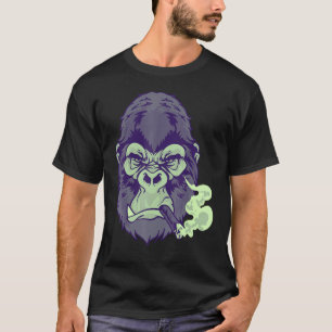 Camiseta Cigar Fumar Es Una Menta De Choc Gorilla Para Los 