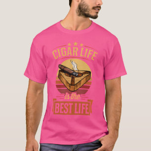 Camiseta Cigar Life Es La Mejor Vida Cigar