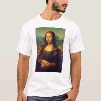 Camiseta Cigar Lover Smoker Mona Lisa Smony Art