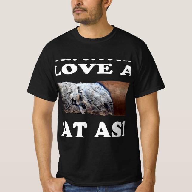 Camiseta Cigar Smoker Regalo Cigar Lover Grasa Ash (Anverso)