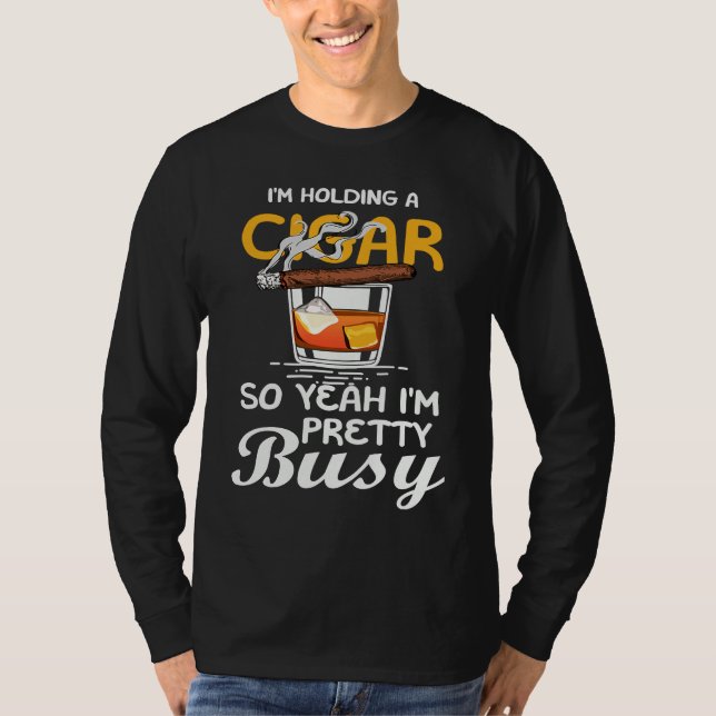 Camiseta Cigar Smoking Father Great (Anverso)