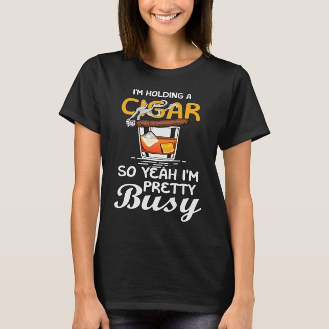 Camiseta Cigar Smoking Father Great (Anverso)