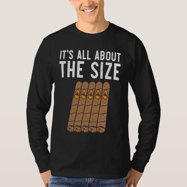 Camiseta Cigar Smoking Tobacco Smoke Cigarette Smoker Cigar (Anverso)