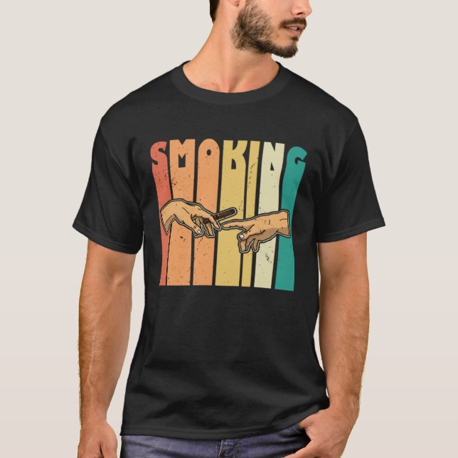 Camiseta Cigar Whiskey Smoking Smoker Dad (Anverso)